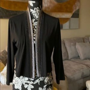 Calvin Klein bejeweled shrug